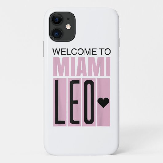 Willkommen bei Miami Leo 10 - GOAT Case-Mate iPhone Hülle (Rückseite)