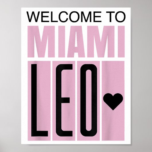 Willkommen bei Miami Leo 10 - GOAT Poster (Vorne)