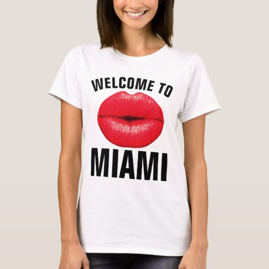 WILLKOMMEN BEI MIAMI-T - Shirt (Vorderseite)