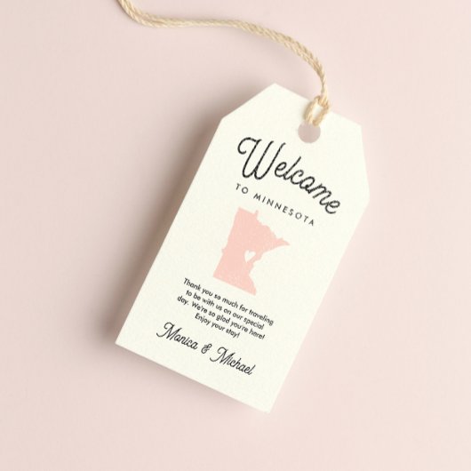 Willkommen bei MINNESOTA Wedding JEDE FARBE!! Geschenkanhänger