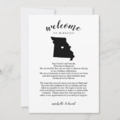 Willkommen bei Missouri Wedding Letter & Itinerary (Vorderseite)