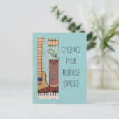 Willkommen bei Nashville Postcard 2 Postkarte (Stehend Vorderseite)