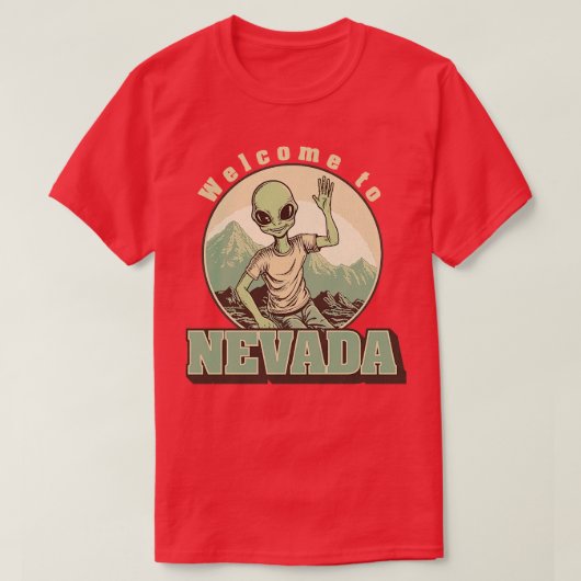 Willkommen bei Nevada 1 T-Shirt (Design vorne)