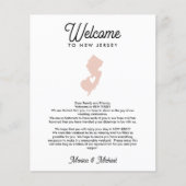 Willkommen bei NEW JERSEY Letter & Itinerary JEDE (Vorderseite)