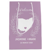 Willkommen bei Ohio Gastgeschenk Hochzeiten Brauch Mittlere Geschenktüte (Vorderseite)