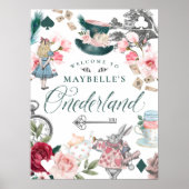 Willkommen bei Onederland Alice im Wunderland Coll Poster (Vorne)