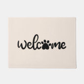 Willkommen bei Paw - Door Mat Fußmatte (Vorderseite)