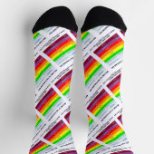 Willkommen bei Pyrocene Ära Air Quality Index Geek Socken (Oben)