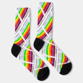 Willkommen bei Pyrocene Ära Air Quality Index Geek Socken (Rechts)