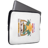 Willkommen bei Sandy Toes Sommerstrand Laptopschutzhülle (Vorne Rechts)