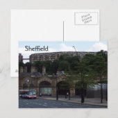 Willkommen bei Sheffield Postkarte (Vorne/Hinten)