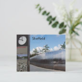 Willkommen bei Sheffield Postkarte (Stehend Vorderseite)