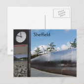 Willkommen bei Sheffield Postkarte (Vorne/Hinten)