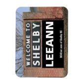 WILLKOMMEN BEI SHELBY LEEANN Flexibler Magnet (Vertikal)