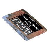 WILLKOMMEN BEI SHELBY Willis Sandwich Shop Flexibl Magnet (Rechte Seite)