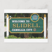 Willkommen bei Slidell Postkarte (Vorderseite)