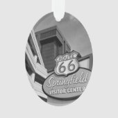 Willkommen bei Springfield Grayscale Ornament (Vorderseite)