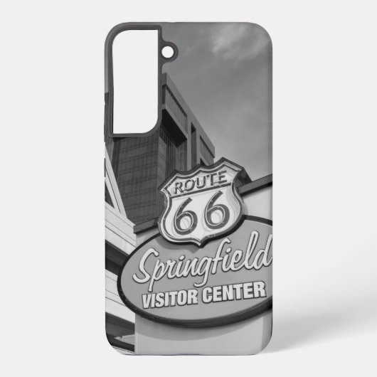Willkommen bei Springfield Grayscale Samsung Case Galaxy Hülle (Rückseite)