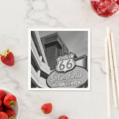 Willkommen bei Springfield Grayscale Serviette (Beispiel)