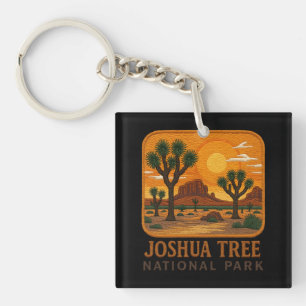 Willkommen bei Stickerei Joshua Tree National USA  Schlüsselanhänger