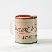 Willkommen bei Sturgis Zweifarbige Tasse (Vorderseite Links)