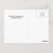 Willkommen bei Teacher's Class Yellow Daisies Rust Postkarte (Rückseite)