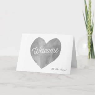 Willkommen bei Team Gray Heart Postkarte