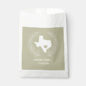 Willkommen bei Texas Gastgeschenke Geschenktütchen (Vorderseite)