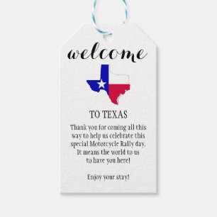WILLKOMMEN BEI TEXAS PERSONALISIERTE GESCHENKE TAG GESCHENKANHÄNGER