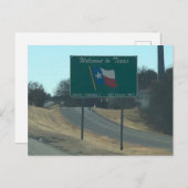 Willkommen bei Texas Postcard Postkarte (Vorne/Hinten)