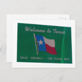Willkommen bei texas postkarte (Vorne/Hinten)