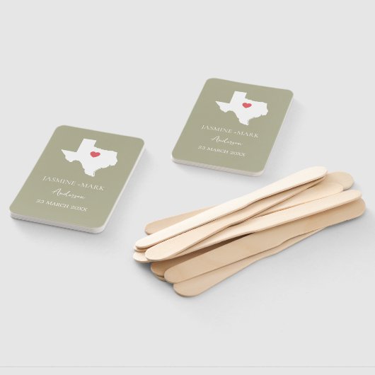 Willkommen bei Texas Wedding Party Custom Fächer (Non-assembled)