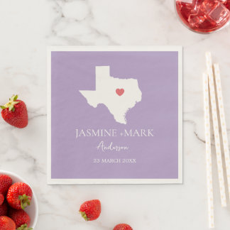 Willkommen bei Texas Wedding Party Custom  Serviette