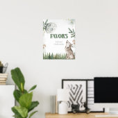 Willkommen bei The Pack Forest Wolf Poster (Heimbüro)