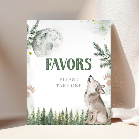 Willkommen bei The Pack Forest Wolf Poster