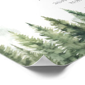 Willkommen bei The Pack Forest Wolf Späte Windeln Poster (Ecke)