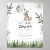 Willkommen bei The Pack Forest Wolf Späte Windeln Poster (Vorne)