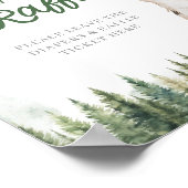 Willkommen bei The Pack Forest Wolf Windel-Raffle Poster (Ecke)