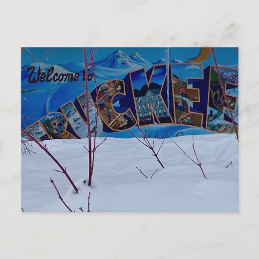 Willkommen bei Truckee! Postkarte (Vorderseite)