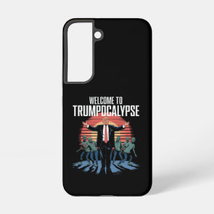 Willkommen bei Trump-ocalypse Funny Trump Hallowee Samsung Galaxy Hülle