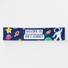 Willkommen bei unserem Classroom Banner in Navy Fu