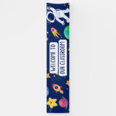 Willkommen bei unserem Classroom Banner in Navy Fu (Vertikal)