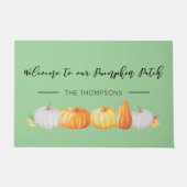 Willkommen bei unserem Kürbispatchnachweis Fußmatte (Vorderseite)