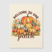 Willkommen bei unserem Patch Magnetkarte (Vorderseite)