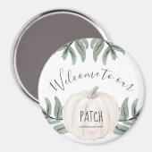 Willkommen bei unserem Patch mit Name und Herbst P Magnet (Vorderseite/Rückseite)