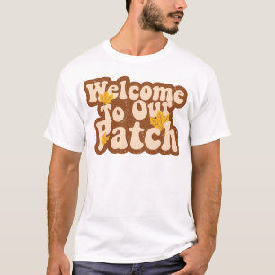 Willkommen bei unserem Patch Pumpkin Halloween Gro T-Shirt