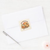 Willkommen bei unserem Patch Quadratischer Aufkleber (Umschlag)