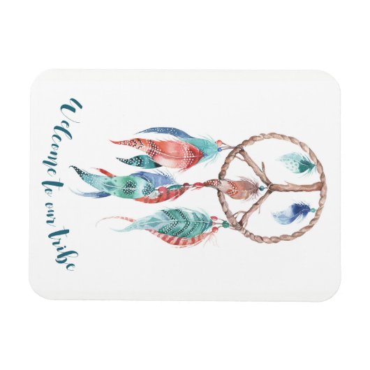 Willkommen bei unserem Stammeswunder-Tribal-Chic Magnet (Horizontal)