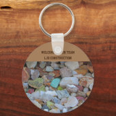 Willkommen bei unserem Team Colorful Rock Foto Mit Schlüsselanhänger (Vorderseite)