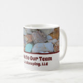 Willkommen bei unserem Team Rock Gem Foto Neuer Mi Kaffeetasse (VorderseiteRechts)